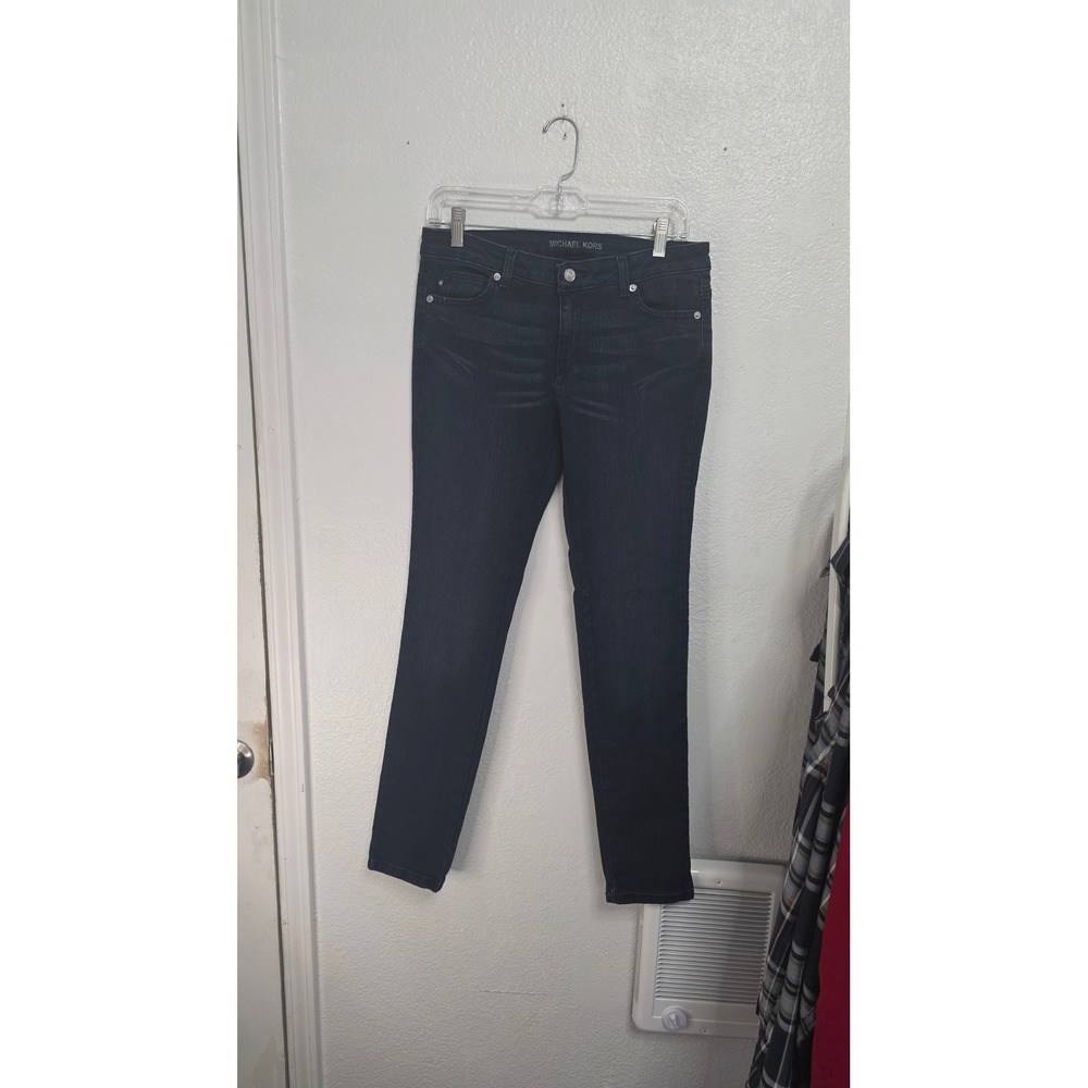 Michael Kors Skinny Jeans Womens 6 Dark Wash Excellent